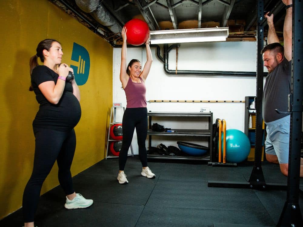 Small-group, semi-private training members of Parris Performance Institute, LLC