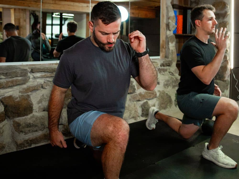 Members of Parris Performance Institute, LLC during a semi-private training class